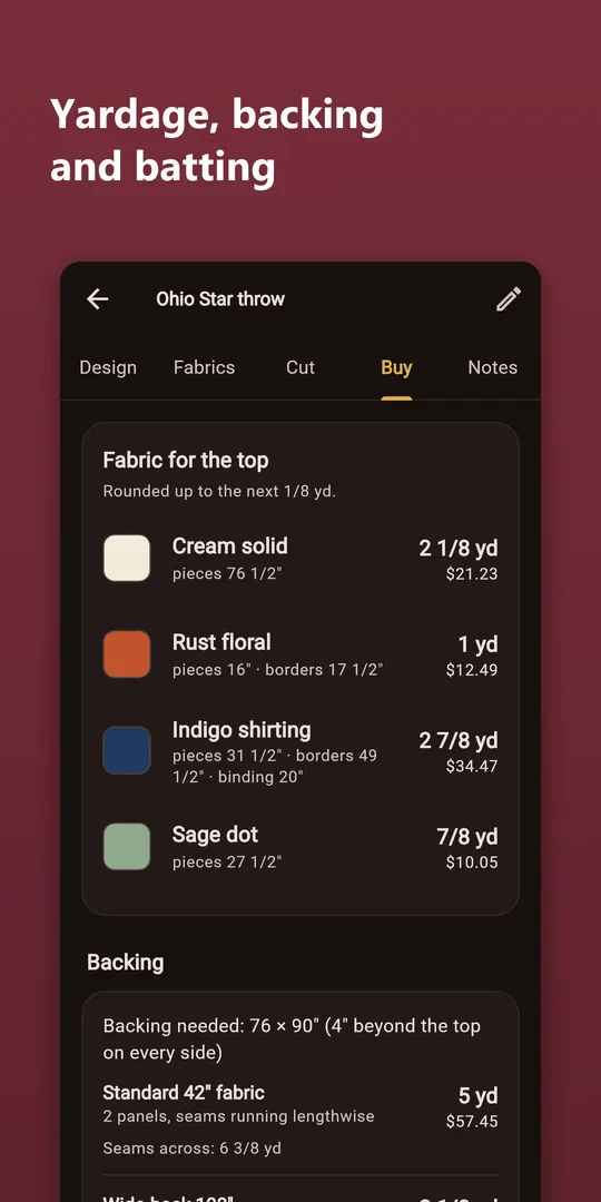 Quiltsmith screenshot 4