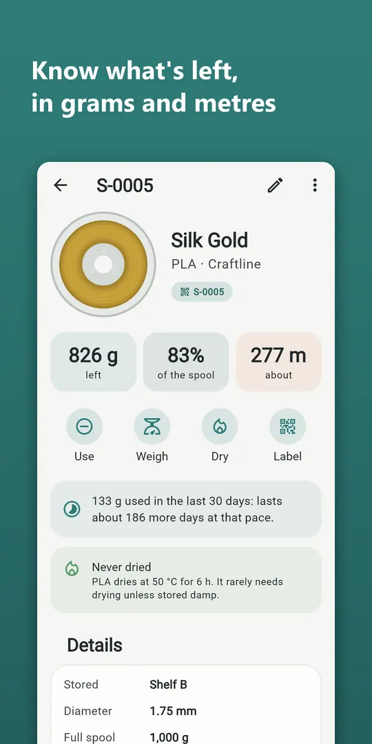 Spoolwise screenshot 2