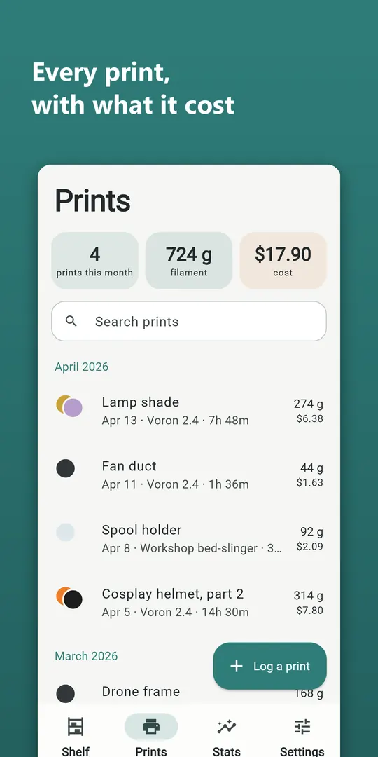 Spoolwise screenshot 3